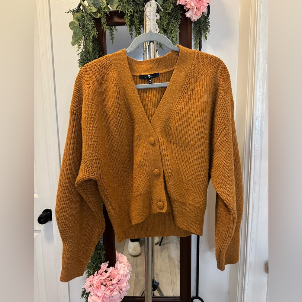 7 For All Mankind Amber Button Cardigan